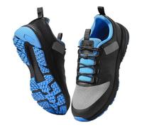 VEVOR Zapatillas de Entrenamiento Cruzado, Talla M, EE. UU. 8, Puntera Ancha con Soporte de Arco y Cordones Ajustables, para Correr, Gimnasia, Pasear y Levantar Pesas, Negro, 293 x 103 x 130 mm