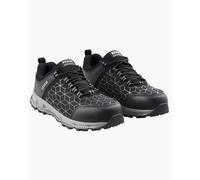 VEVOR Zapatos con Punta de Acero para Hombre, Talla 13 de EE. UU. de Ancho, con Amortiguación, Indestructibles, Ligeras y Transpirables, para la Industria de la Construcción, Negro, 345 x 125 x 130 mm