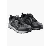 VEVOR Zapatos con Punta de Acero para Hombre, Talla EE. UU. 11, con Amortiguación para Hombre, Indestructibles, Ligeras, Transpirables, para la Industria de la Construcción, Negro, 325 x 320 x 130 mm