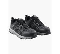 VEVOR Zapatos con Punta de Acero para Hombre, Talla EE. UU. 11 de Ancho, con Amortiguación para Hombre, Indestructibles, Ligeras, para la Industria de la Construcción, Negro, 330 x 118 x 130 mm