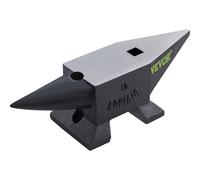 VEVOR Yunque de Acero 10kg Yunque de Cuerno con 2 Agujeros Redondo y Cuadrado 55HRC Yunque de Doble Cuerno Cuerno de Yunque 355 x 110 mm Yunque de Trabajo Yunque de Cuerno para Hacer Joyas Acero Duro