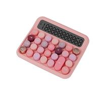 VEWINGL Calculadora mecánica de escritorio de 12 dígitos con pantalla LCD extragrande de 5 pulgadas, botones grandes de fácil presión, pantalla inclinada de 15°, calculadora de escritorio de oficina y