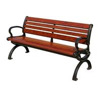 VEXDOSLE Banco de jardín para Exterior Silla Larga for Exterior, Silla for Parque al Aire Libre, Banco de jardín, Banco Cuadrado de aleación de Aluminio for Ocio Bancos de Parque para Exterior(A)