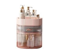 VEXDOSLE Caja de almacenamiento de cosméticos, cómoda de escritorio, caja de almacenamiento de cosméticos de acrílico transparente, organizador de joyas, multifuncional, cajón multicapa, organizador
