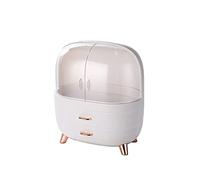 VEXDOSLE Caja de almacenamiento de cosméticos de gran capacidad, caja de almacenamiento de cosméticos, cómoda de escritorio, para el cuidado de la piel, organizador de joyas, contenedor de artículos