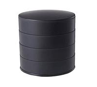 VEXDOSLE Caja de almacenamiento de cosméticos para mujer, caja de almacenamiento de joyas para hombre, caja de almacenamiento de joyería de plástico, soporte de exhibición de collares, aretes,