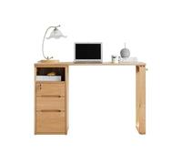 VEXDOSLE Escritorios para Computadora Escritorio de Madera Maciza estantería combinación Mesa Ordenador Escritorio Roble Estudio tocador Dormitorio Mesa de Centro