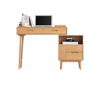 VEXDOSLE Escritorios para Computadora Escritorio de Madera Maciza Lujo, luz Estilo Chino Moderno, Escritorio Ordenador Simple for el hogar, Estudio nórdico pequeño for apartamento Mesa de Centro