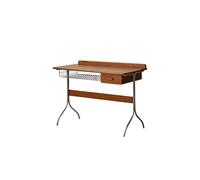 VEXDOSLE Escritorios para Computadora Escritorio de Madera Maciza Retro for el hogar, Dormitorio, Escritorio for Ordenador, nórdico Simple y pequeño for apartamento, Escritura Mesa de Centro