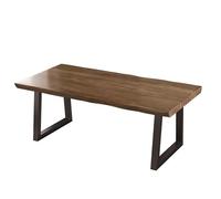 VEXDOSLE Escritorios para Computadora Escritorio for computadora de Madera Maciza, Escritorio Doble Simple, Estudio en casa, conferencias Rectangular pequeño Mesa de Centro