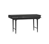 VEXDOSLE Escritorios para Computadora Escritorio nórdico de Madera Maciza, Escritorio francés Retro Roble Negro, Medieval for el hogar, for Ordenador Mesa de Centro