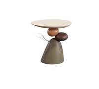 VEXDOSLE Mesa Auxiliar para Sala de Estar La Piedra Trae Suerte Al Suelo De La Sala De Estar, Decoración De La Mesa De Café del Hogar. Mesa Auxiliar para Dormitorio(C)