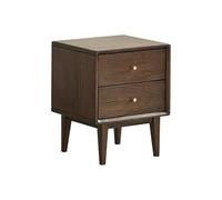 VEXDOSLE Mesitas de noche de estilo chino, mesilla de noche de madera maciza, cajonera de roble nórdico simple, armario de almacenamiento para dormitorio, mesita de noche (B)