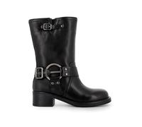VEXED Bota Motera Piel Negra con Hebilla Mujer para: Mujer Color: Negro Talla: 38