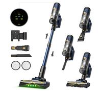 Vexilar Aspiradora sin Cable V12 Potente Succión 58KPa, Aspiradora Antienredos, Escoba Aspirador sin Cable Autonomía 50 Minutos, Filtración de 5 Etapas, para Suelo/Alfombra/Pelo de Mascotas/Coche