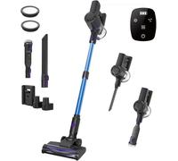 Vexilar Aspiradora sin Cable V8PRO 35KPa,Aspiradora 3-en-1 Autonomía 40 Mins, Escoba Aspirador sin Cable Potente Succión,Aspirador Vertical para Pelo de Mascotas/Alfombra/Suelo/Coche