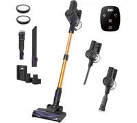 Vexilar Aspiradora sin Cable V8PRO 35KPa,Aspiradora 3-en-1 Autonomía 40 Mins, Escoba Aspirador sin Cable Potente Succión,Aspirador Vertical para Pelo de Mascotas/Alfombra/Suelo/Coche