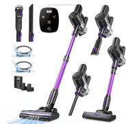 Vexilar Aspiradora sin Cable V8PRO 35KPa,Aspiradora 3-en-1 Autonomía 40 Mins, Escoba Aspiradora sin Cable Potente Succión,Aspirador Vertical para Pelo de Mascotas/Alfombra/Suelo/Coche