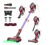 Vexilar C8 Aspiradora con Cable Potente Succión 60KPa/600W,Aspiradora con 7 Metros de Cable,Aspirador Vertical 3-en-1, 1,5L Depósito de Polvo,Aspirador para Pelo de Mascota/Alfombras/Suelos/Coche