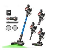 Vexilar V10Pro Aspiradora sin Cable, 45KPa Potente Succión, Aspiradora de Mano Autonomía 45 Minutos, Batería Extraíble, Aspirador Escoba Inalámbrica para Suelos/Alfombras/Coche/Pelo de Mascotas