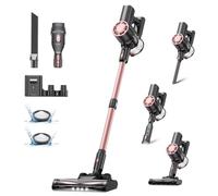 Vexilar V8Plus Aspiradora sin Cable 45KPa,Escoba Aspiradora sin Cable Potente Succión,3-en-1 Aspiradora Autonomía 50 Mins,Aspirador Vertical para Pelo de Mascotas/Alfombra/Suelo/Coche