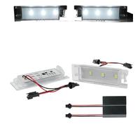 Vexilon 2 lámparas LED de luz de Placa de matrícula sin Error, for Fiat Punto Tipo Doblo Egea 500X 600 Bravo Linea 500L Multipla Albea Marea Luz de matrícula de Coche(3 SMD)