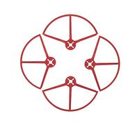 Vexilon 4 Uds 5 Pulgadas Protector de hélice Drone Anti-colosión Anillo Cubierta Protectora 4045 5045 5149 QAV250 Piezas cuadricóptero RC Accesorio de Seguridad para Drones(4 Inch Propeller,Rot)