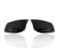 Vexilon Car Rear View Door Wing Mirror Side Cover Caps Shell Case, for, E60 E61 E63 E64 5 Series Model 2004-2008 Carbon Fiber Cubierta de espejo lateral pintable(Black One Pair)