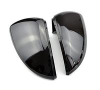 Vexilon Car Rearview Mirror Cover Cap, for VW, for Passat, B7 CC, for Jetta, for Scirocco, for Beetle, Shiny Black Cubierta de espejo lateral pintable(Bright black)