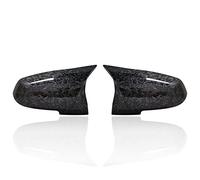 Vexilon Car Rearview Mirror Cover Side Wing Rear View Case, for, Serie 1 2 3 4 F20 F21 F22 F30 F32 F36 X1 F87 M3 Glossy Black Cubierta de espejo lateral pintable(Forged Carbon Look)