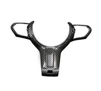 Vexilon Car Styling Fibra de Carbono Volante Botones Decoración Marco Cubiertas Pegatinas Trim, for, M2 M3 M4 M5 M6 X5M X6M F80 F82 F87 Adhesivo para Volante