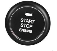 Vexilón Decoración del coche, para 3 Axela Cx-3 Cx-4 Cx-5 Interruptor de botón parada arranque motor Reemplazar la cubierta Embellecedor Marco Ajuste del interruptor de encendido(Schwarz)