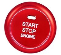 Vexilón Decoración del coche, para 3 Axela Cx-3 Cx-4 Cx-5 Interruptor de botón parada arranque motor Reemplazar la cubierta Embellecedor Marco Ajuste del interruptor de encendido(Rot)