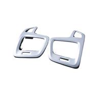 Vexilon Embellecedor de marco decorativo for salida de aire acondicionado interior de coche, cromado ABS, for Jeep, for Compass 2017-2019, accesorios for automóviles Moldura de ventilación(ABS Chrome)