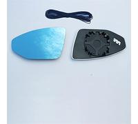Vexilon Espejo retrovisor lateral con lente de cristal azul for, A6 A6L 2002-2020, espejo puerta antideslumbrante vista gran angular Lente para retrovisor de coche(19-20 heated)