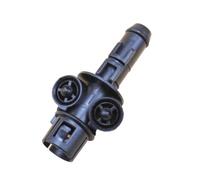 Vexilon Estilo de coche, parachoques delantero, boquilla for faros, rociador, arandela chorro, limpiador, soporte adaptador cubierta Boquilla de lavado de faros de coche(Left Side)