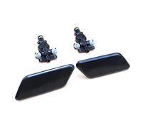 Vexilon Estilo de coche parachoques delantero faro lavadora cubierta boquilla pulverización izquierda derecha con soporte conector, for Boquilla de lavado de faros de coche(Pair)