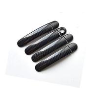 Vexilon , for VW, for Bora, A4 MK4 1999~2006 Cubiertas cromadas for manijas de Puertas de automóviles de Fibra de Carbono Cubierta para manija de Puerta de Coche(Black Model 1)