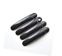 Vexilon , for VW, for Golf, 4 MK4, for Volkswagen, Rabbit A4 1J 1997-2006 Cubiertas cromadas for manijas de Puertas de Coches de Fibra de Carbono Cubierta para manija de puerta de coche(BLACK Model 1)