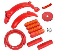 Vexilon Guardabarros delantero trasero, protector de guardabarros for neumáticos, for Xiaomi, Mijia M365 Pro Pro2 1S, Kit de reemplazo de reparación de patinete eléctrico Guardabarros para patinete el