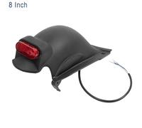 Vexilon Guardabarros ensanchado for patinete eléctrico de 8 pulgadas con luz de freno, for KUGOO, for piezas de guardabarros traseros KickScooter Wings M4 Guardabarros para patinete eléctrico(8inch-01