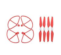 Vexilon Hélice Tren de Aterrizaje Patas Almohadilla Goma Protector hélice Dron FIMI X8 SE Quadcopter Drone Accesorios Accesorio de Seguridad para Drones(Red Kit C)