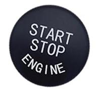 Vexilón Interruptores de botón automóvil, para Bmw Serie E Start Stop Tapa del interruptor encendido motor Reemplazo la cubierta llave 3, para X1, para Ajuste del interruptor de encendido(Schwarz)