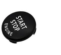 Vexilón Interruptores de botón coche Arranque del motor Reemplazar cubierta Interruptor parada Accesorio Decoración llave, para BMW, para E60 E90 E70 Ajuste del interruptor de encendido(BLACK A)