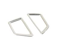 Vexilon Juego de 2 Piezas de moldura de Cubierta de ventilación de Salida de Aire Acondicionado Frontal cromada Interior, for Peugeot 5008 3008 3008GT 2017 LHD Moldura de ventilación