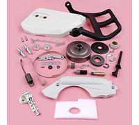 Vexilon Kit de reparación la cubierta del embrague freno cadena, protector mango tambor, pieza repuesto for motosierra STIHL, MS180 MS170 018 017 MS 180 170 Cubierta del embrague de la motosierra