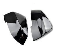 Vexilon Left Right Side Rearview Mirror Cover Cap, for, F20 F21 F87 M2 F23 F30 F36 X1 E84 I3 I3S Tapa de la cubierta del espejo retrovisor del coch(Bright black)