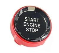 Vexilón Molduras interiores del coche Botón de arranque motor Cubierta repuesto Interruptor parada, para Bmw, para X1, para X5 E70, para X6 E71 Z4 E89 Ajuste del interruptor de encendido(Rot)