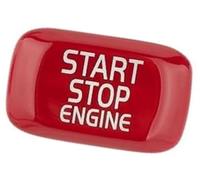 Vexilón Molduras interiores del coche Reemplace la cubierta Parada Arranque Botón motor Interruptores Embellecedor, para, para V40 V60 S60 S60L S80L Ajuste del interruptor de encendido(Rot)