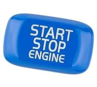 Vexilón Molduras interiores del coche Reemplace la cubierta Parada Arranque Botón motor Interruptores Embellecedor, para, para V40 V60 S60 S60L S80L Ajuste del interruptor de encendido(Blue)